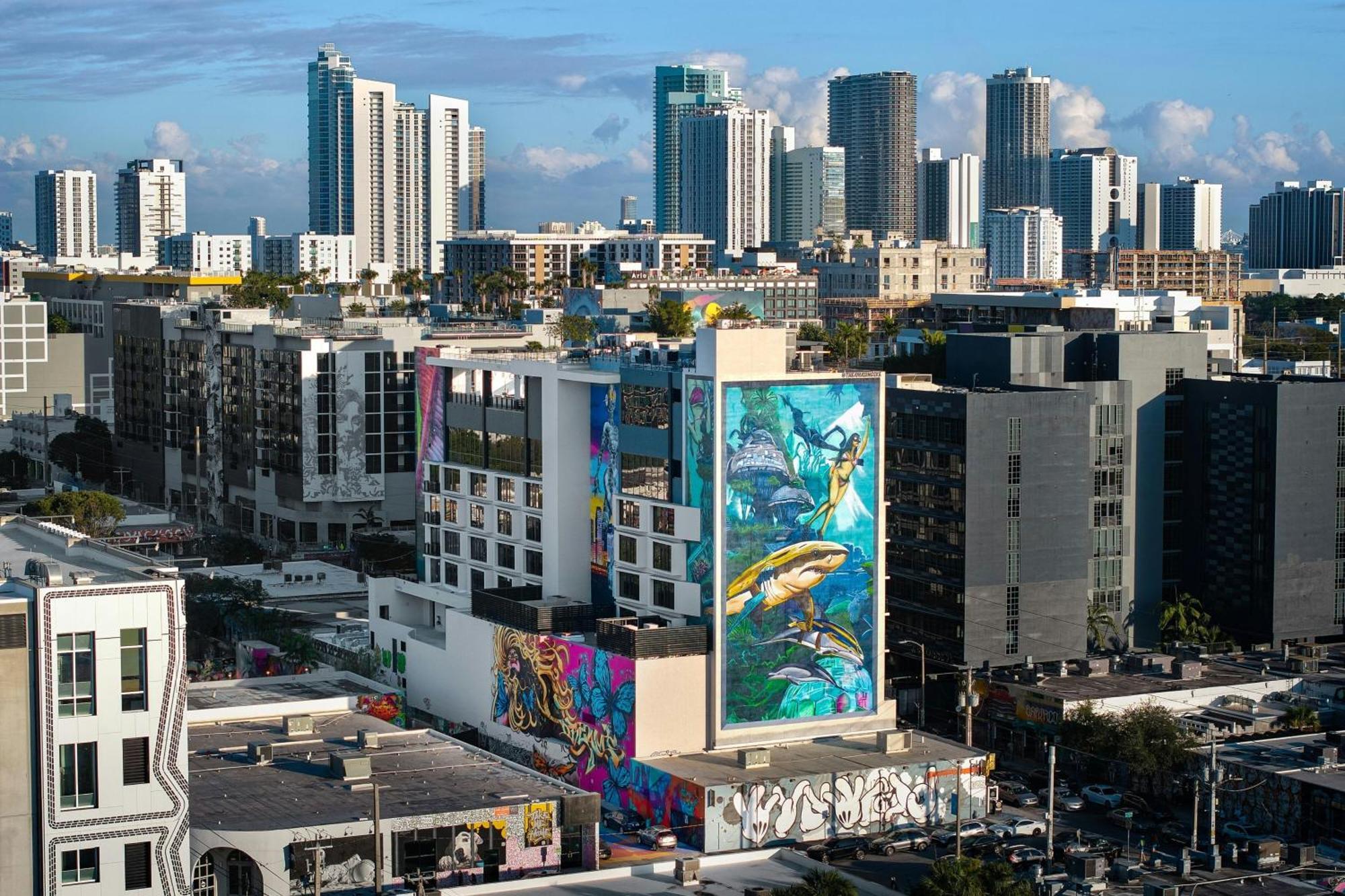 Moxy Miami Wynwood Hotel Bagian luar foto