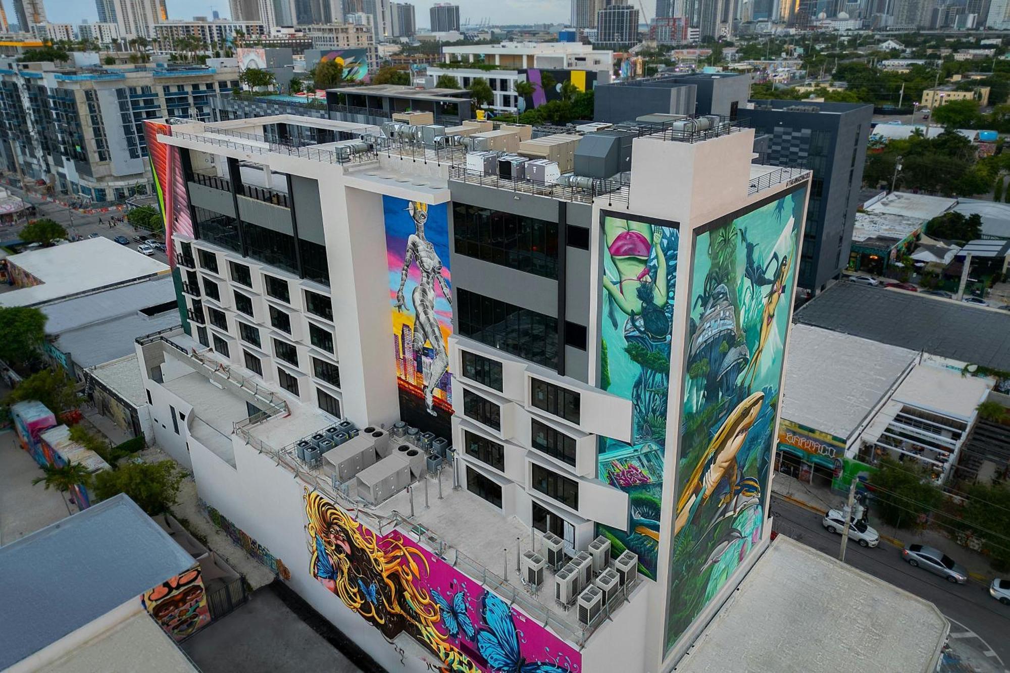 Moxy Miami Wynwood Hotel Bagian luar foto